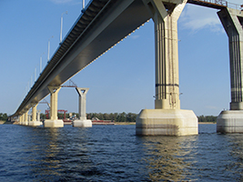 Мост через Волгу г. Нижний-Новгород